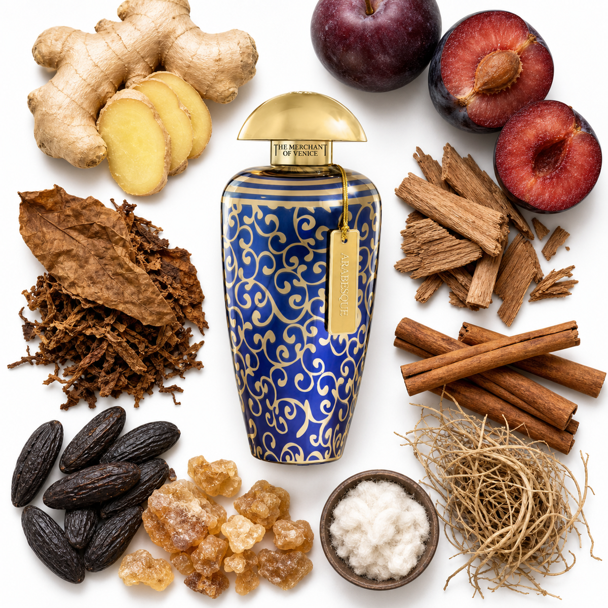 The Merchant of Venice Murano Exclusive Arabesque Eau de Parfum with scent notes