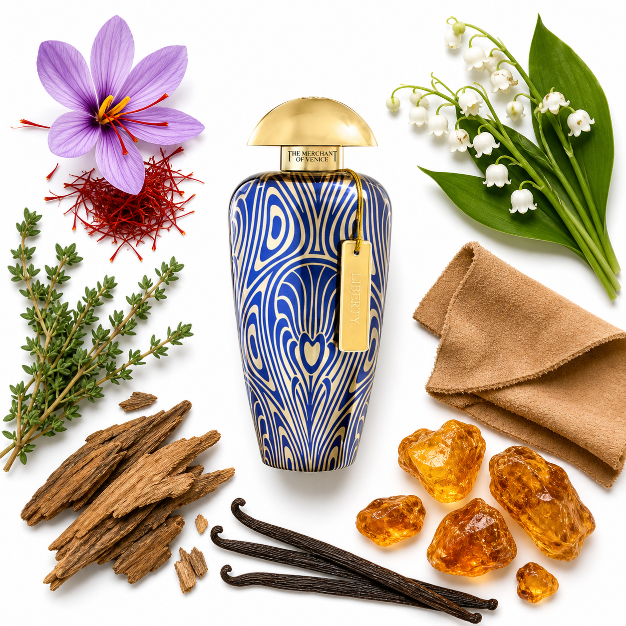 The Merchant of Venice Murano Exclusive Liberty Eau de Parfum with scent notes