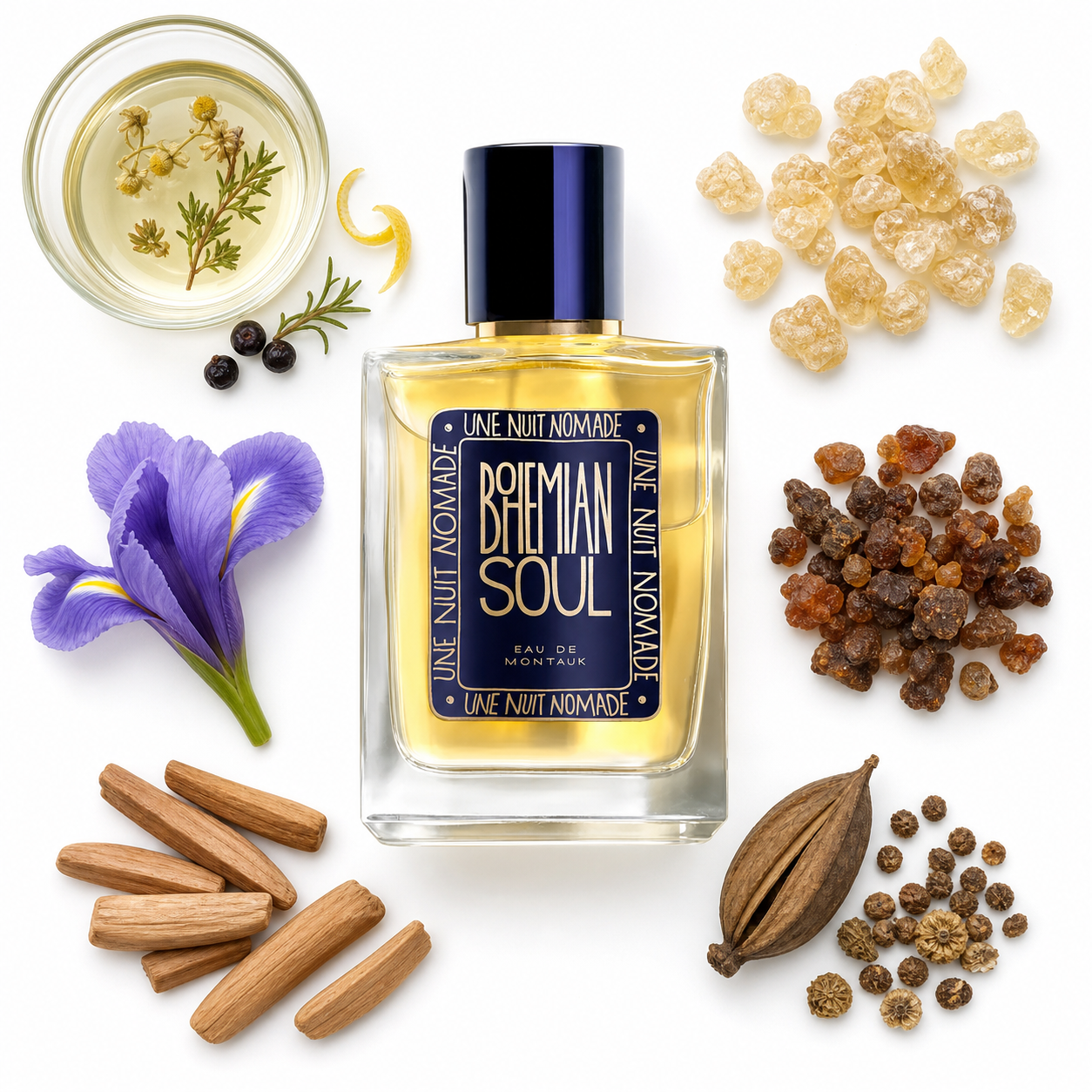 Une Nuit Nomade Bohemian Soul Eau de Parfum 50 ml with scent notes