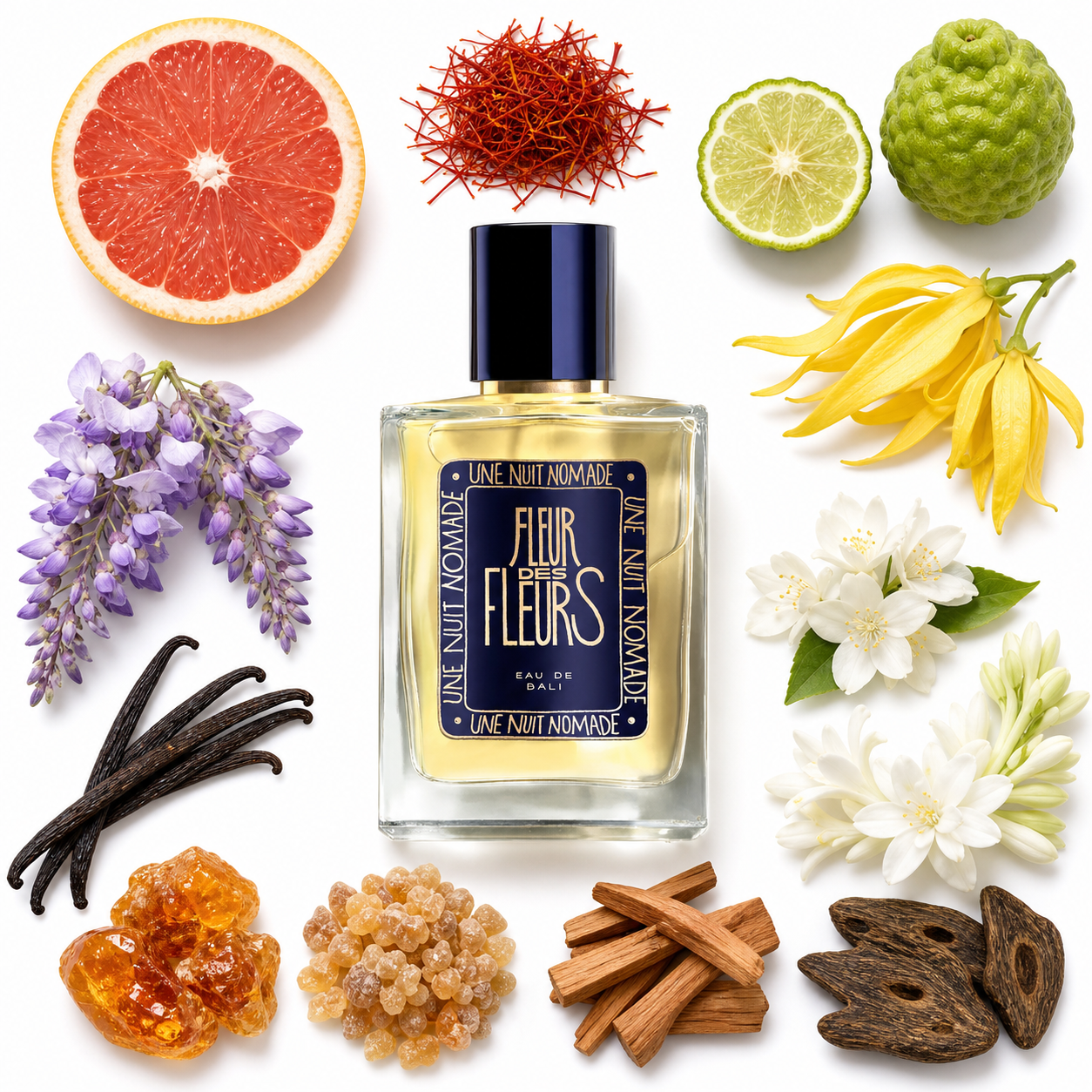 Une Nuit Nomade Fleur des Fleurs Eau de Parfum 25 ml with scent notes
