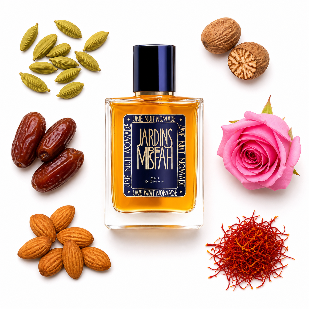 Une Nuit Nomade Jardins de Misfah Eau de Parfum 25 ml with scent notes