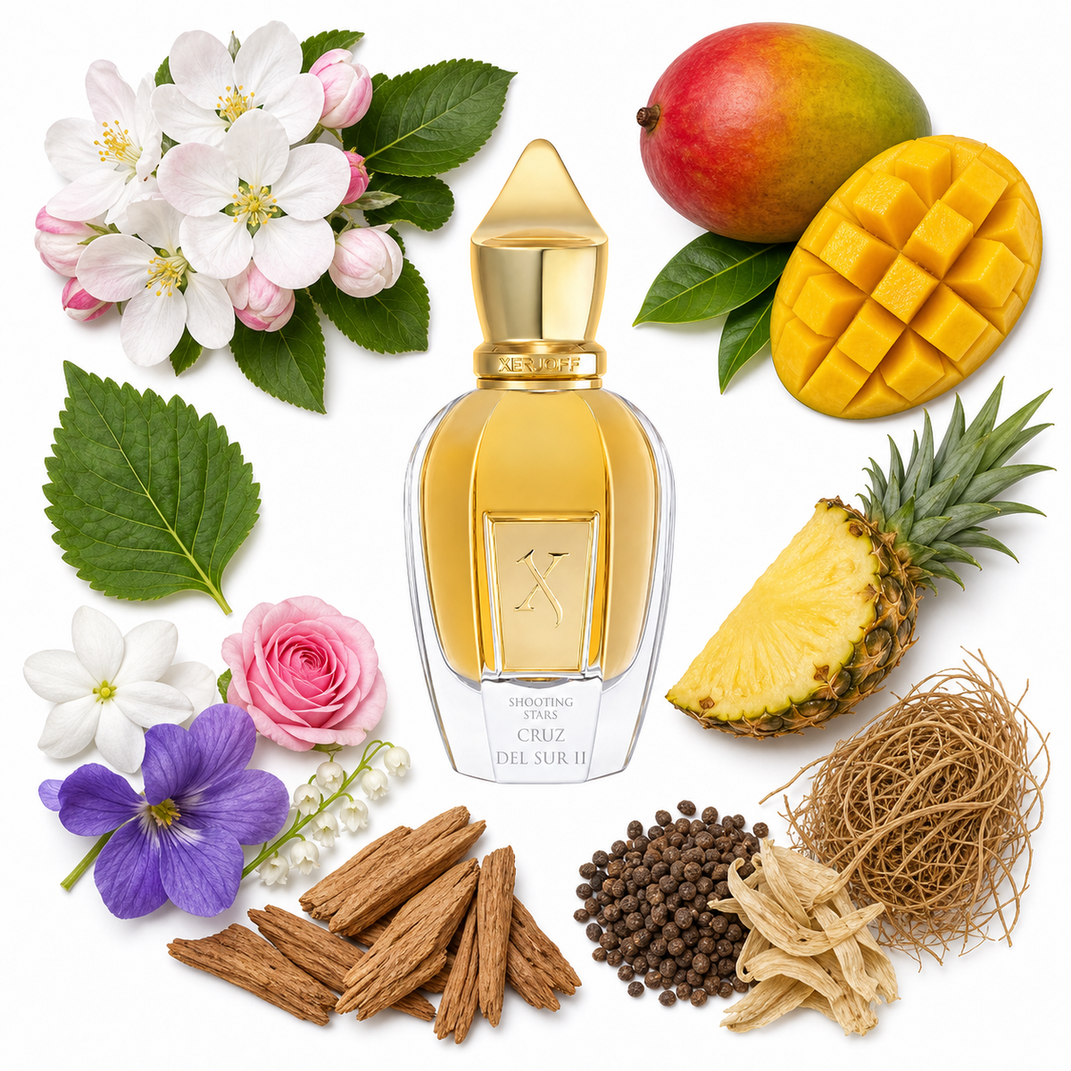 Xerjoff Cruz des Sur II with scent notes