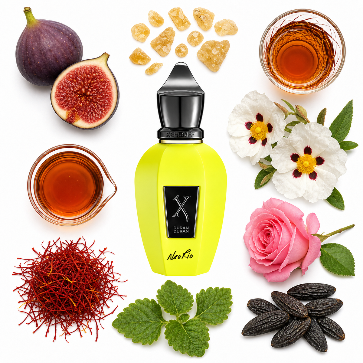 Xerjoff Duran NeoRio Fluo Yellow Eau de Parfum with scent notes