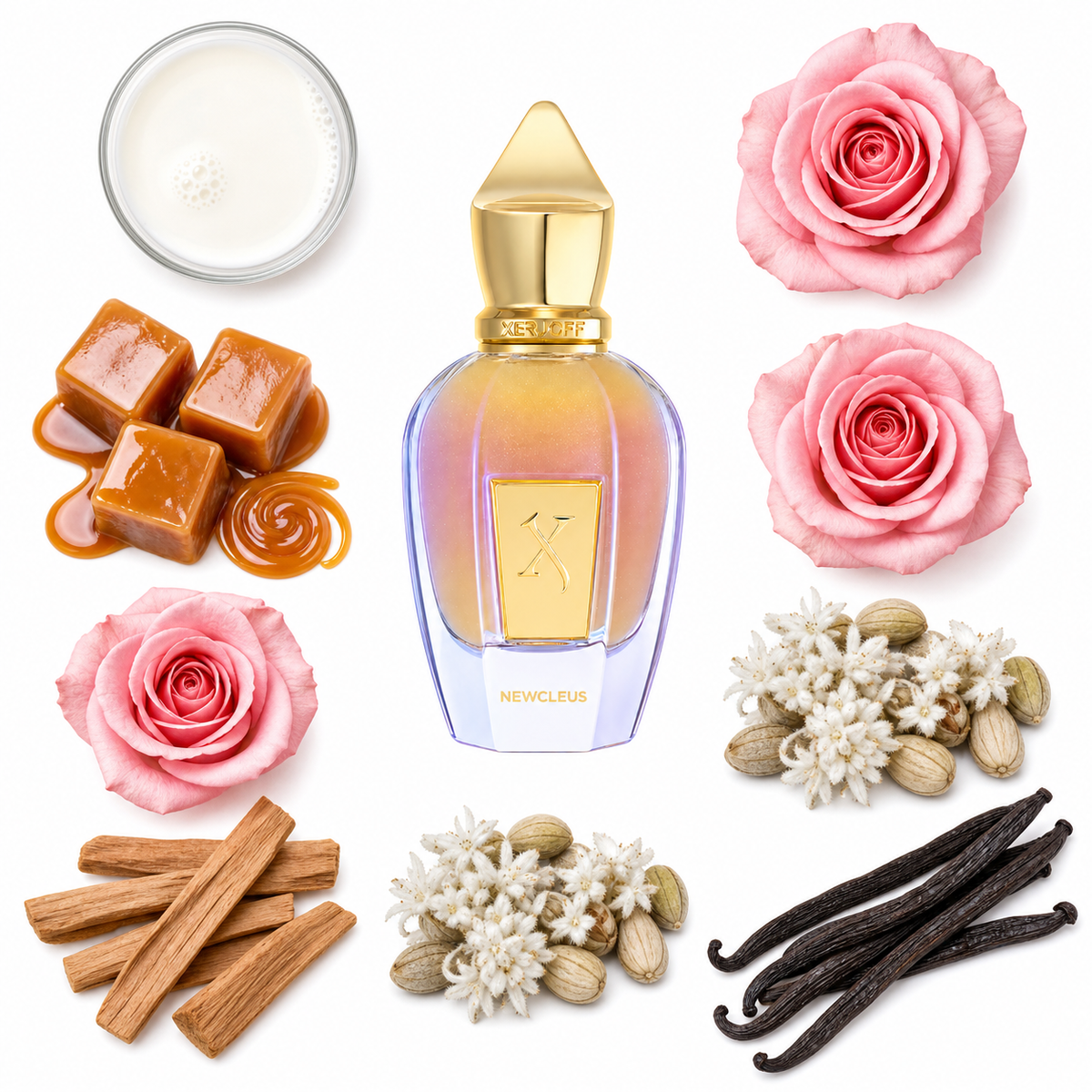 Xerjoff Newcleus Eau de Parfum with scent notes