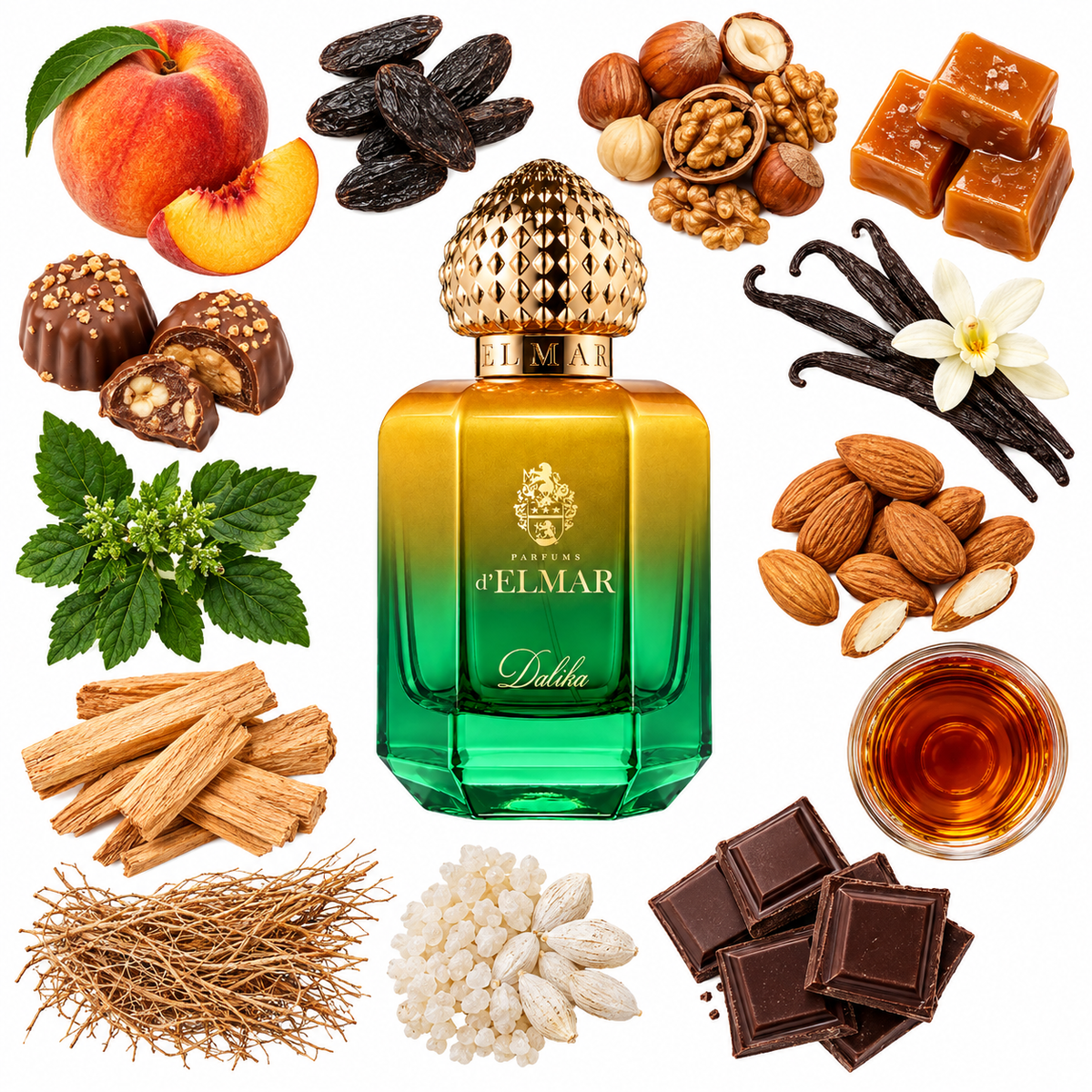 d'Elmar DALIKA Eau de Parfum with scent notes