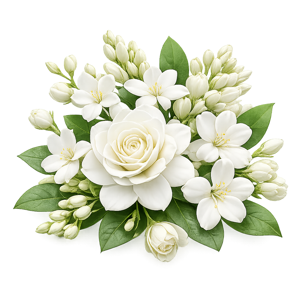 White flowers