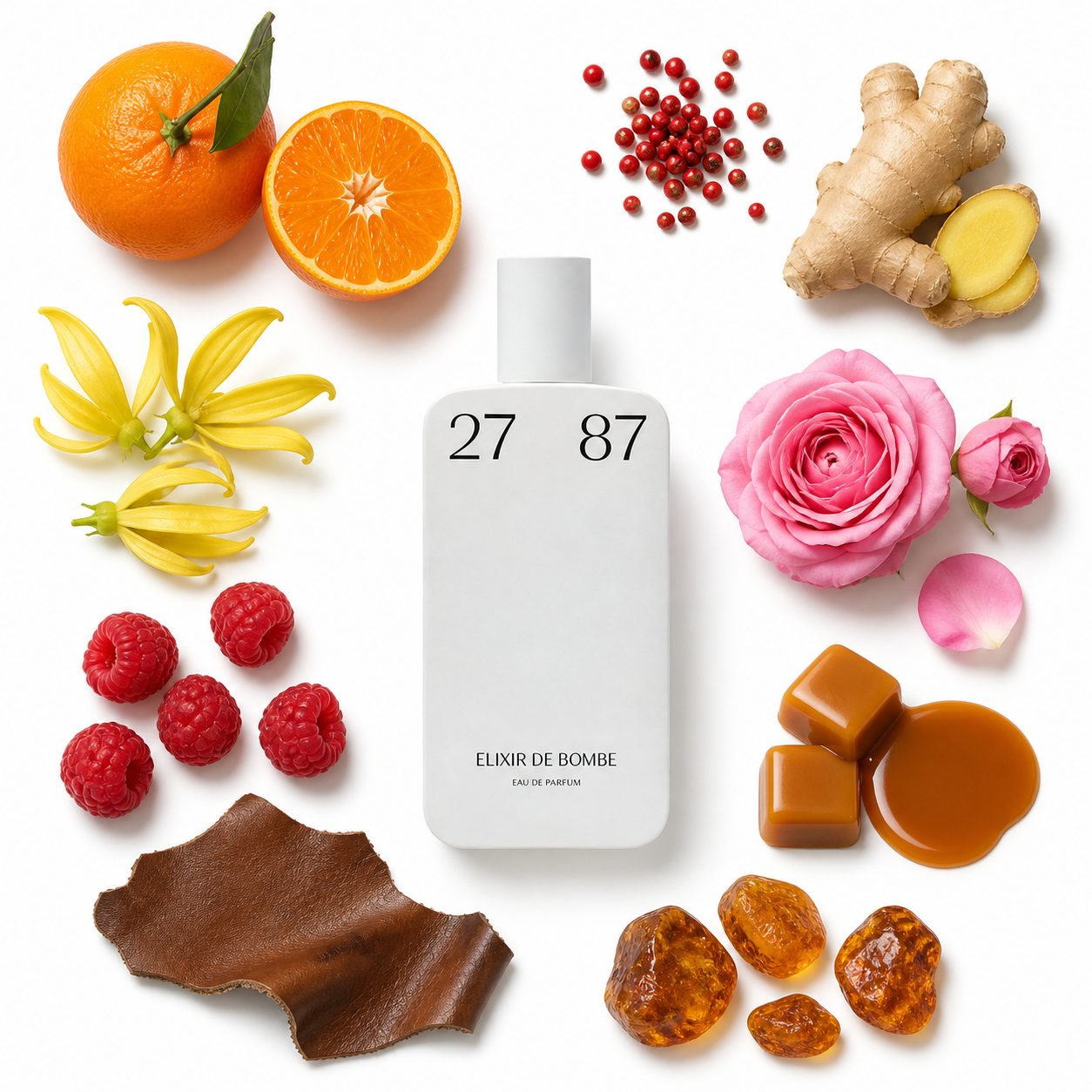 2787 Perfumes elixir de bombe Eau de Parfum 87 ml with scent notes