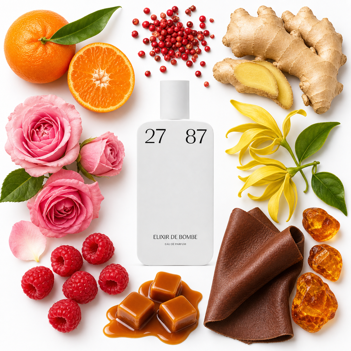 2787 Perfumes elixir de bombe Eau de Parfum with scent notes