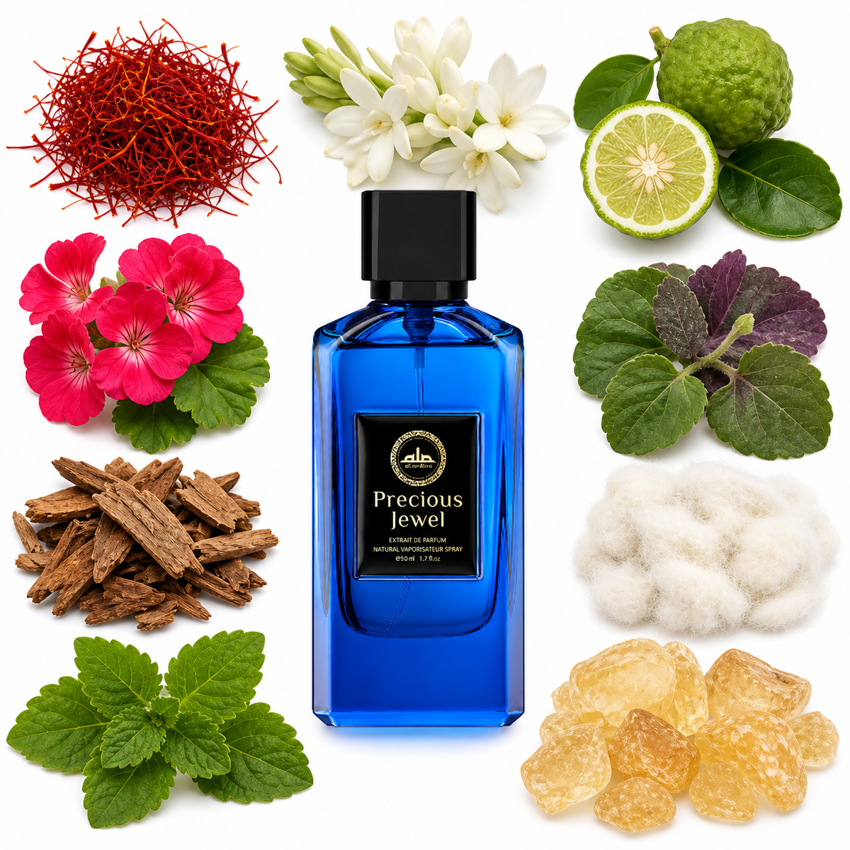 Al Ambra Precious Jewel Extrait de Parfum with scent notes