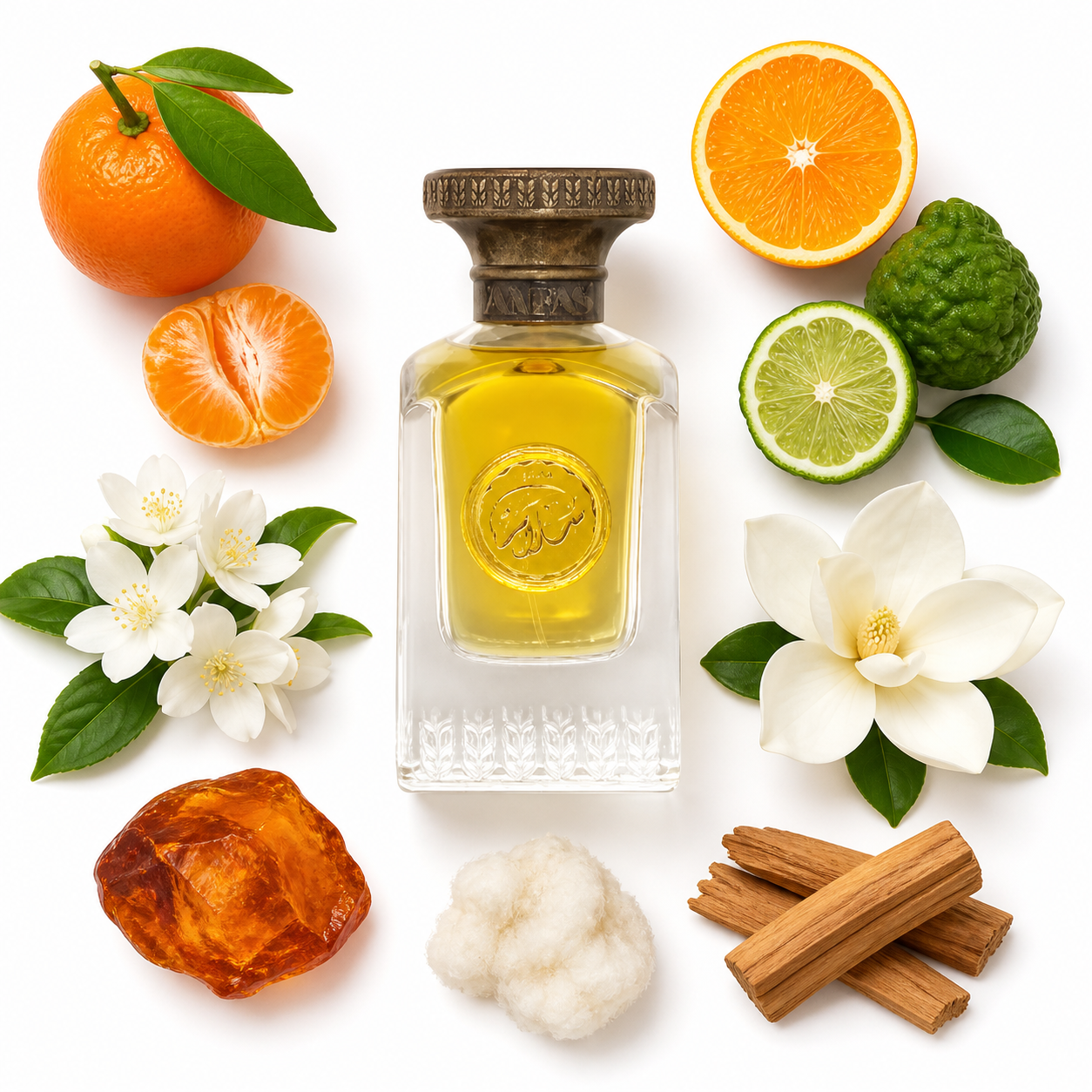 Anfas Salam Eau de Parfum 75 ml with scent notes
