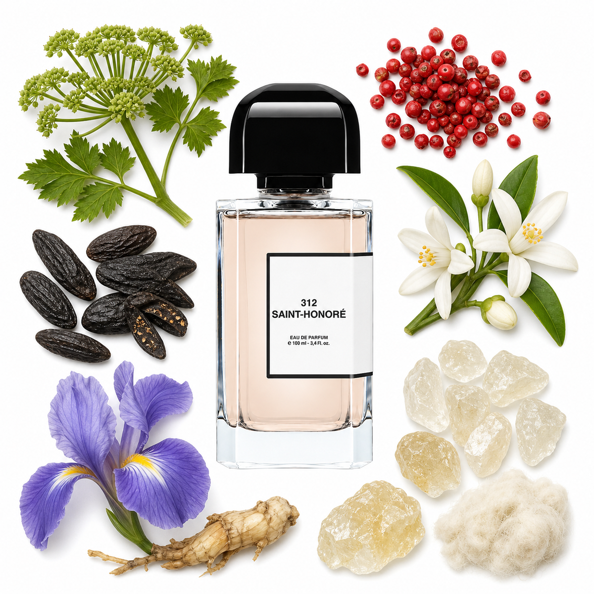 BDK Parfums 312 Saint-Honoré Eau de Parfum with scent notes