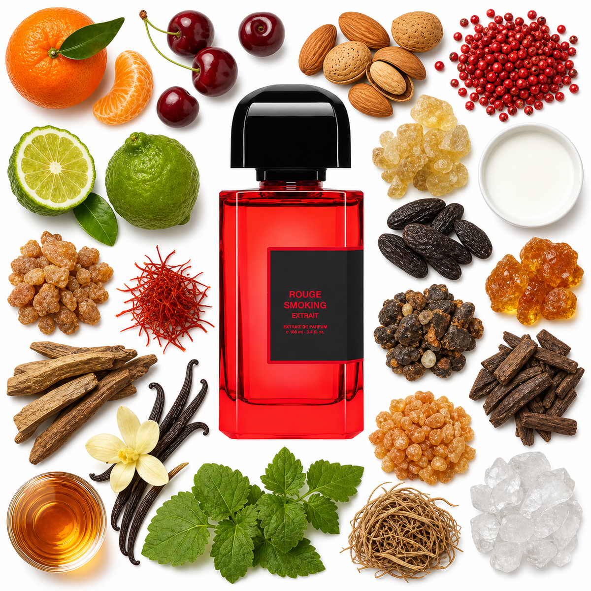 BDK Parfums Rouge Smoking Extrait de Parfum with scent notes