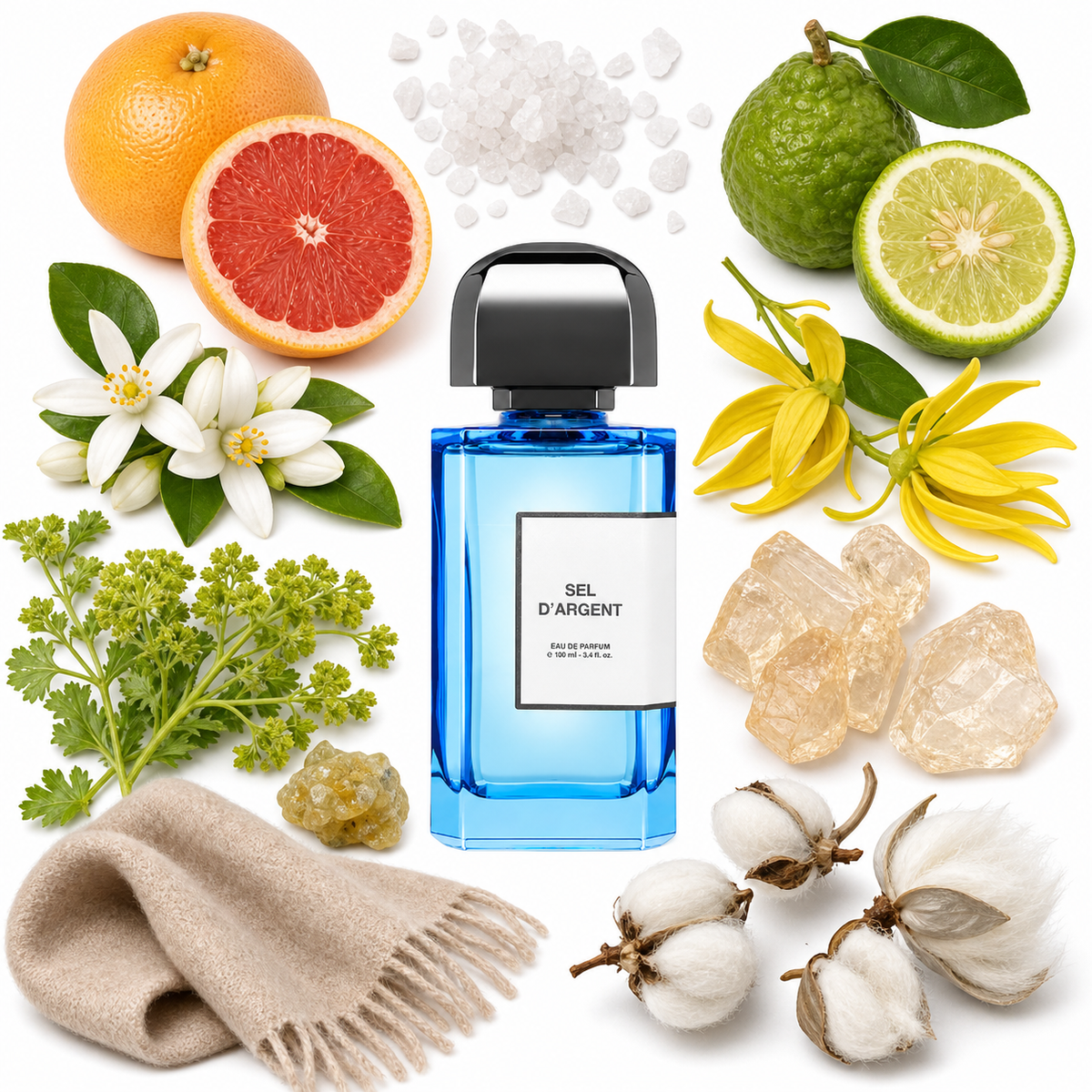 BDK Parfums Sel D'Argent Eau de Parfum with scent notes