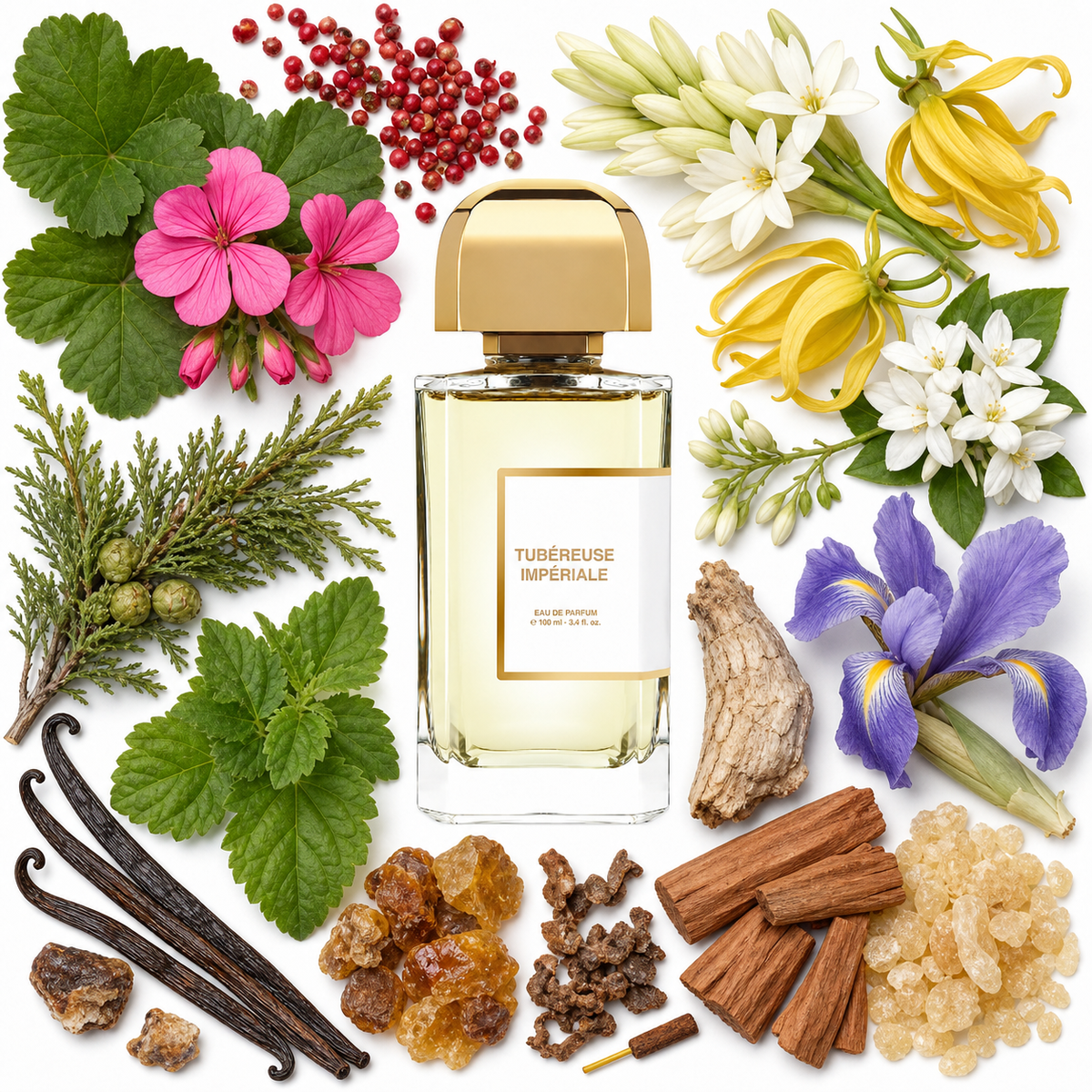 BDK Parfums Tubéreuse Impériale Eau de Parfum with scent notes