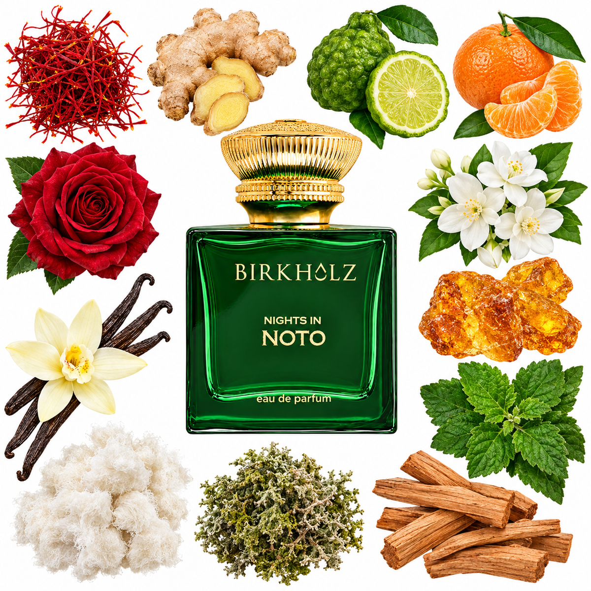 Birkholz Nights in Noto Eau de Parfum with scent notes