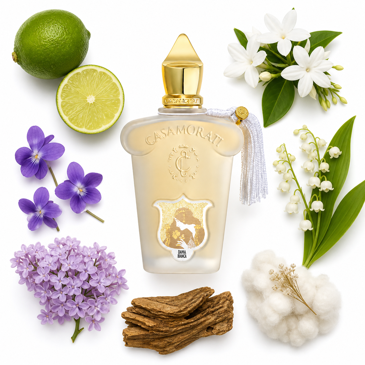 Casamorati 1888 Dama Bianca Eau de Parfum 100 ml with scent notes