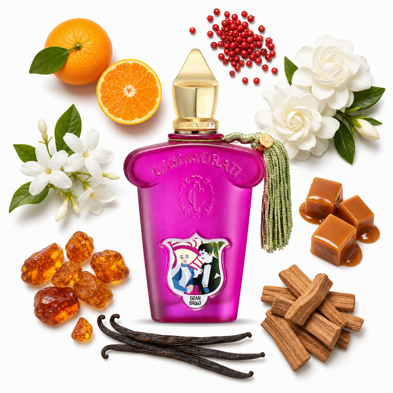 Casamorati 1888 Gran Ballo Eau de Parfum 100 ml with scent notes