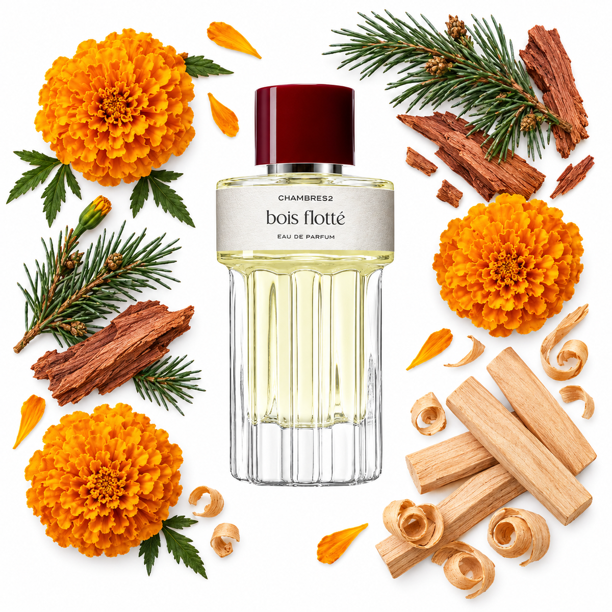 Chambre52 Bois Flotté Eau de Parfum with scent notes