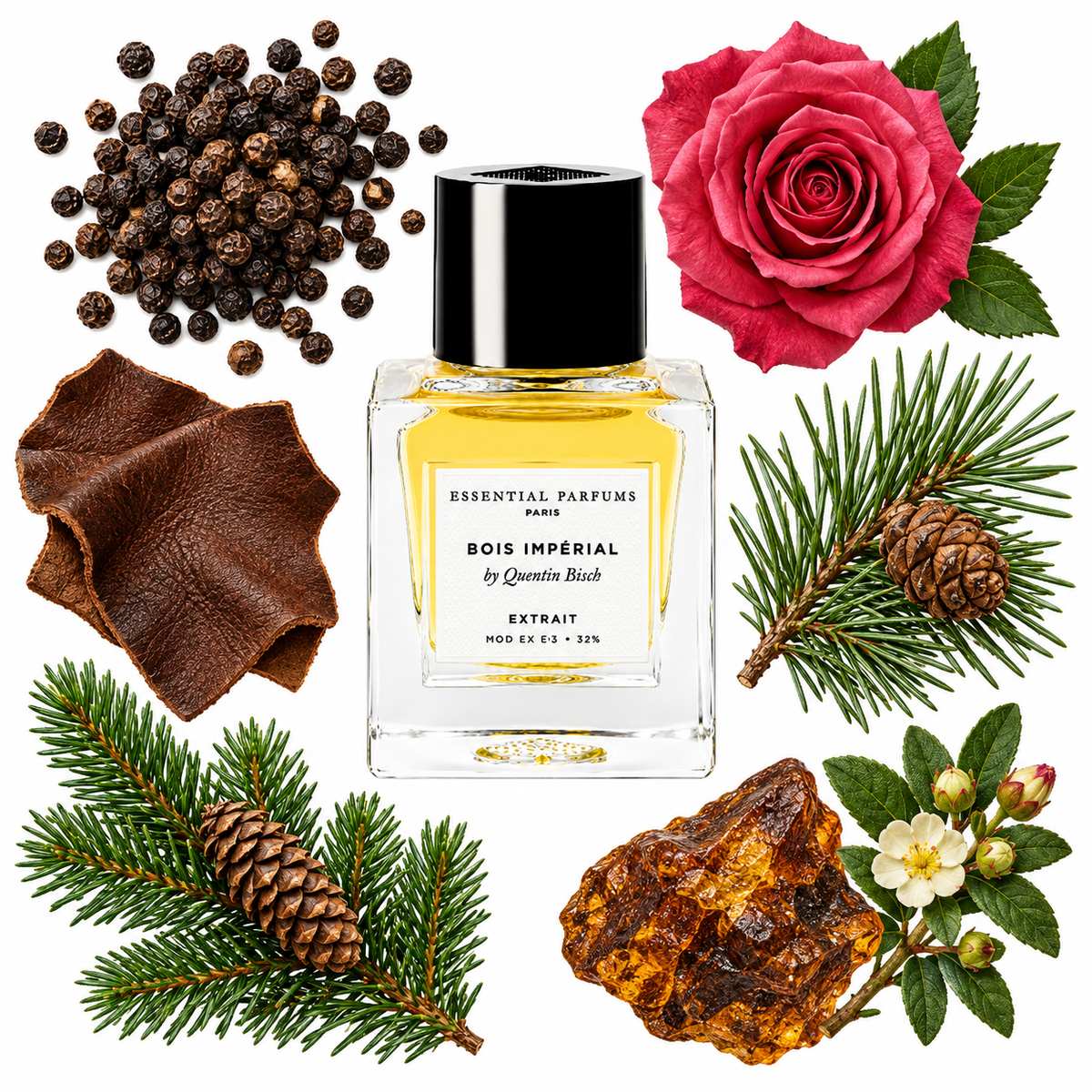 Essential Parfums BOIS IMPERIAL by Quentin Bisch Extrait de Parfum with scent notes