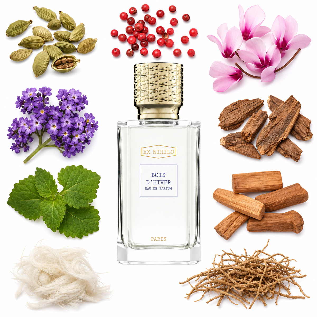 Ex Nihilo BOIS D’HIVER Eau de Parfum with scent notes