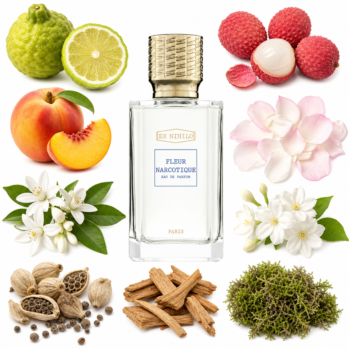 Ex Nihilo FLEUR NARCOTIQUE Eau de Parfum with scent notes