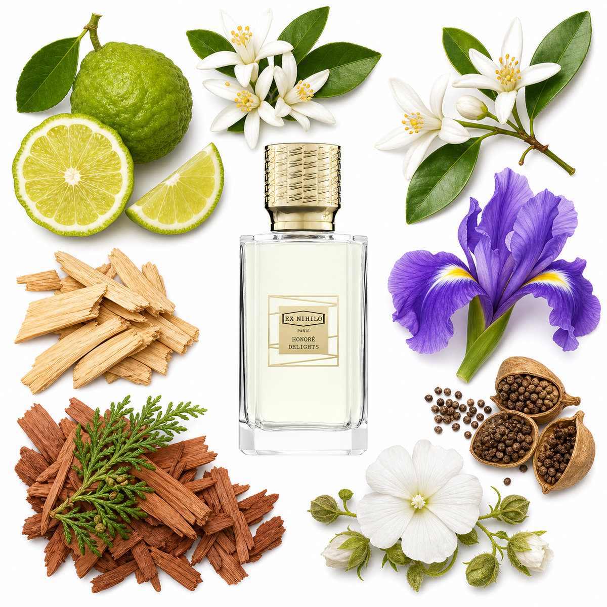 Ex Nihilo HONORE DELIGHTS Eau de Parfum with scent notes