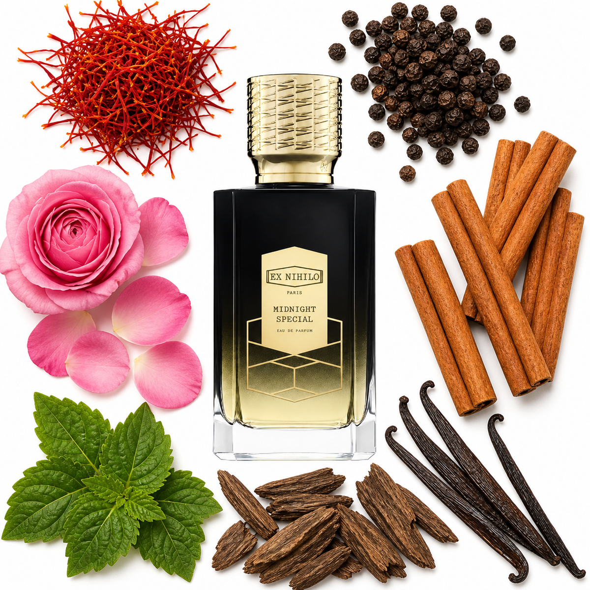 Ex Nihilo MIDNIGHT SPECIAL Eau de Parfum with scent notes
