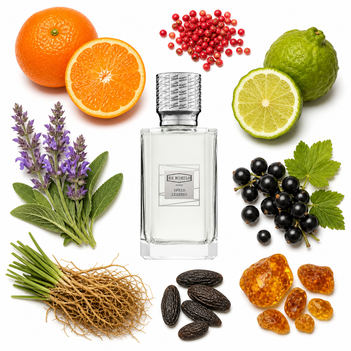 Ex Nihilo SPEED LEGENDS Eau de Parfum with scent notes