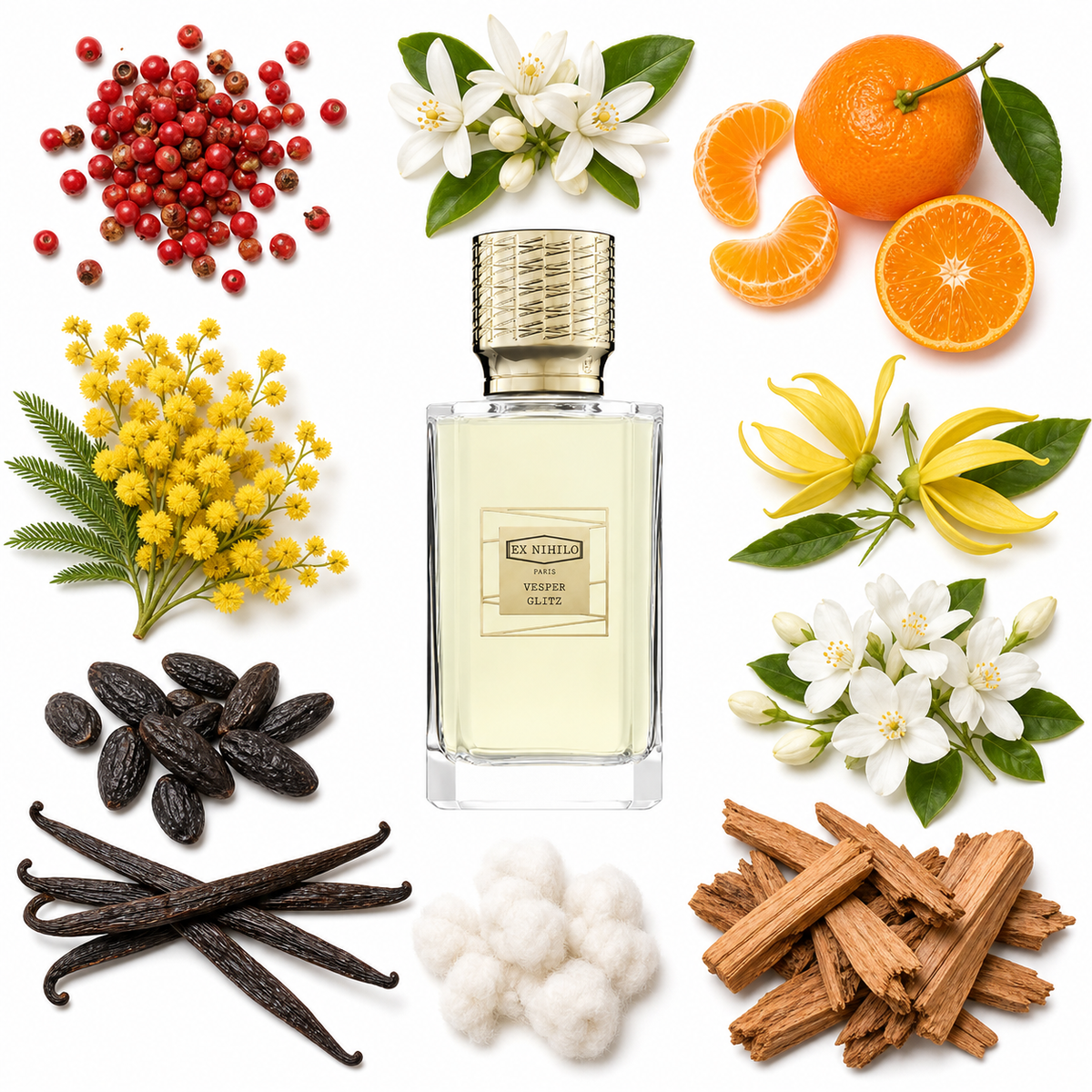 Ex Nihilo VESPER GLITZ Eau de Parfum with scent notes