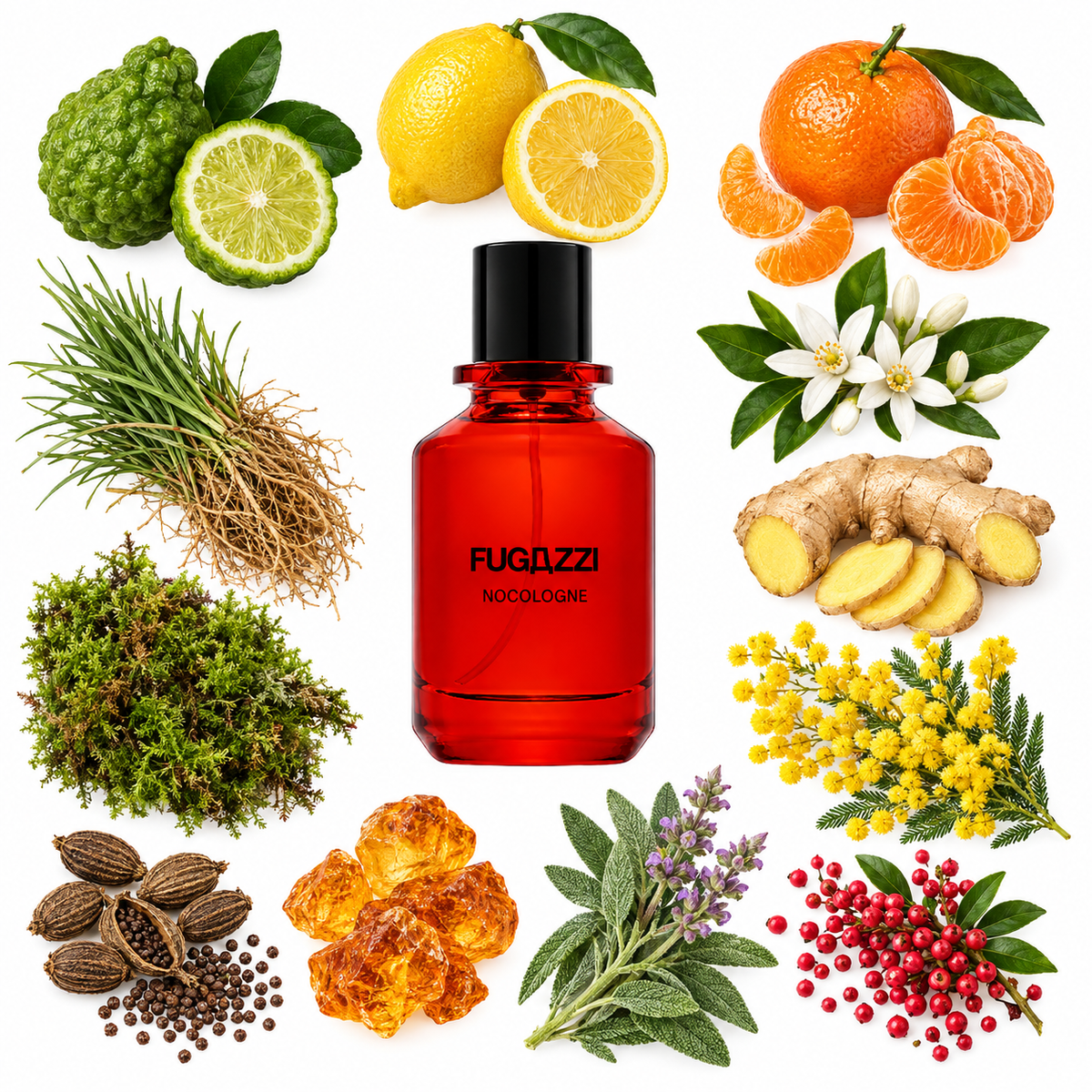 Fugazzi Nocologne Extrait de Parfum with scent notes