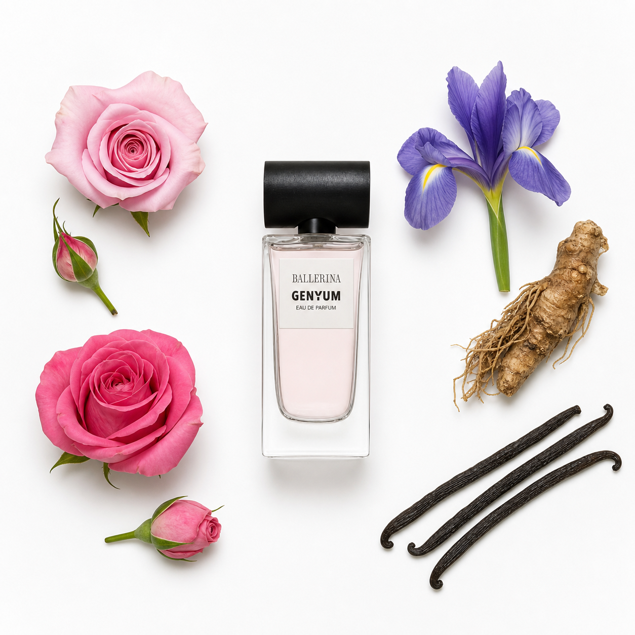 Genyum Ballerina Eau de Parfum 100 ml with scent notes
