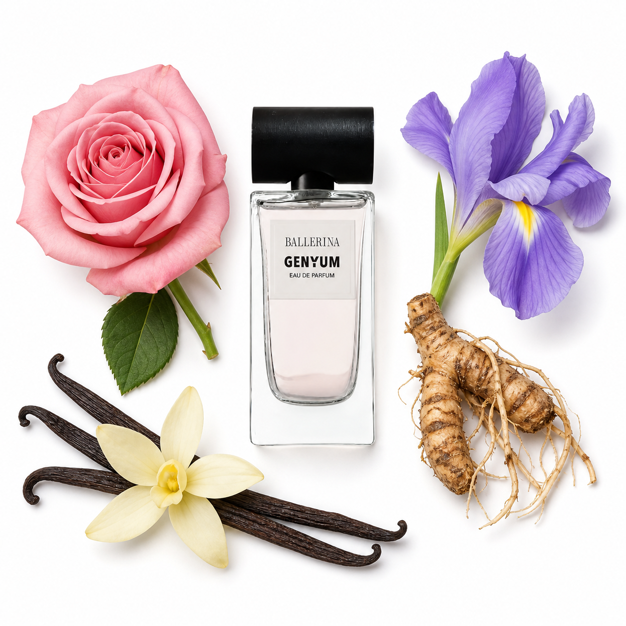 Genyum Ballerina Eau de Parfum with scent notes