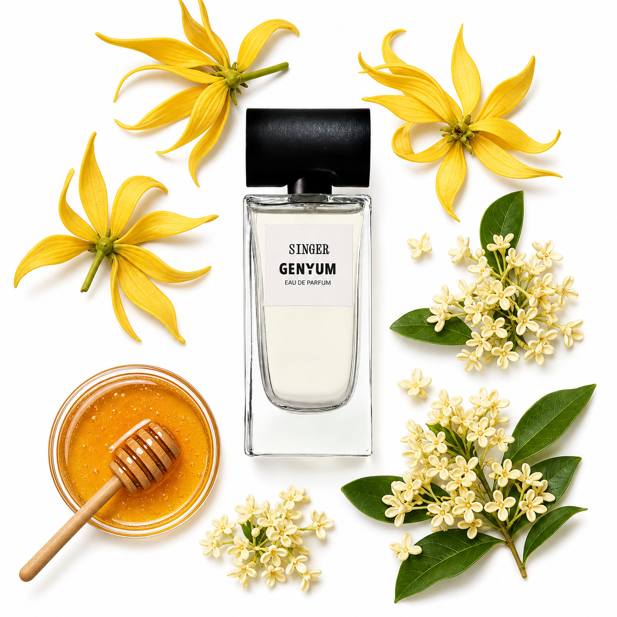 Genyum Singer Eau de Parfum with scent notes