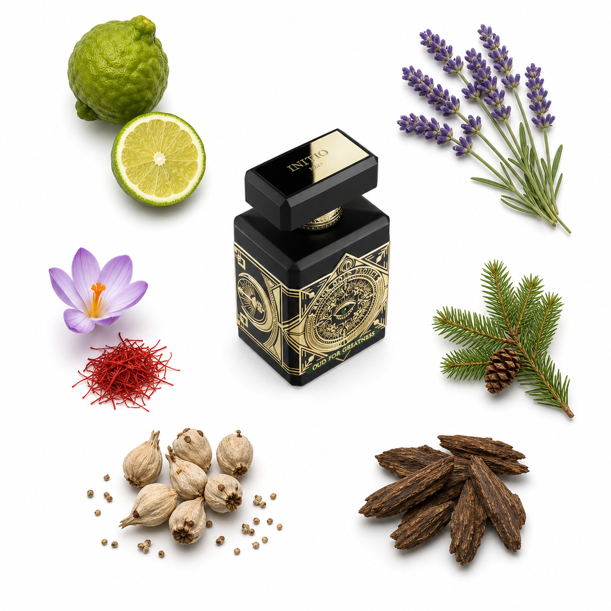 INITIO Oud for Greatness Neo Eau de Parfum with scent notes