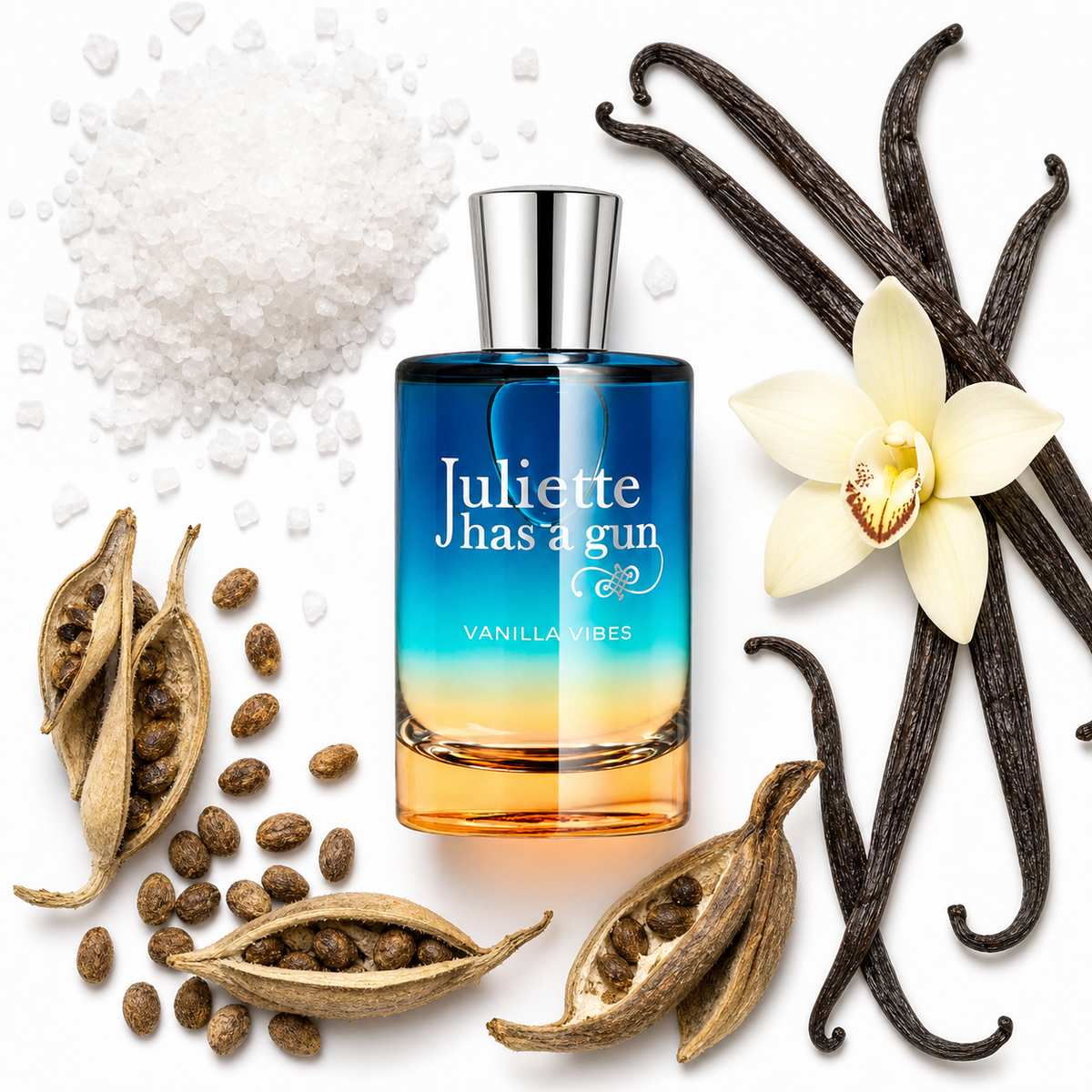 Juliette has a gun Vanilla Vibes Eau de Parfum with scent notes