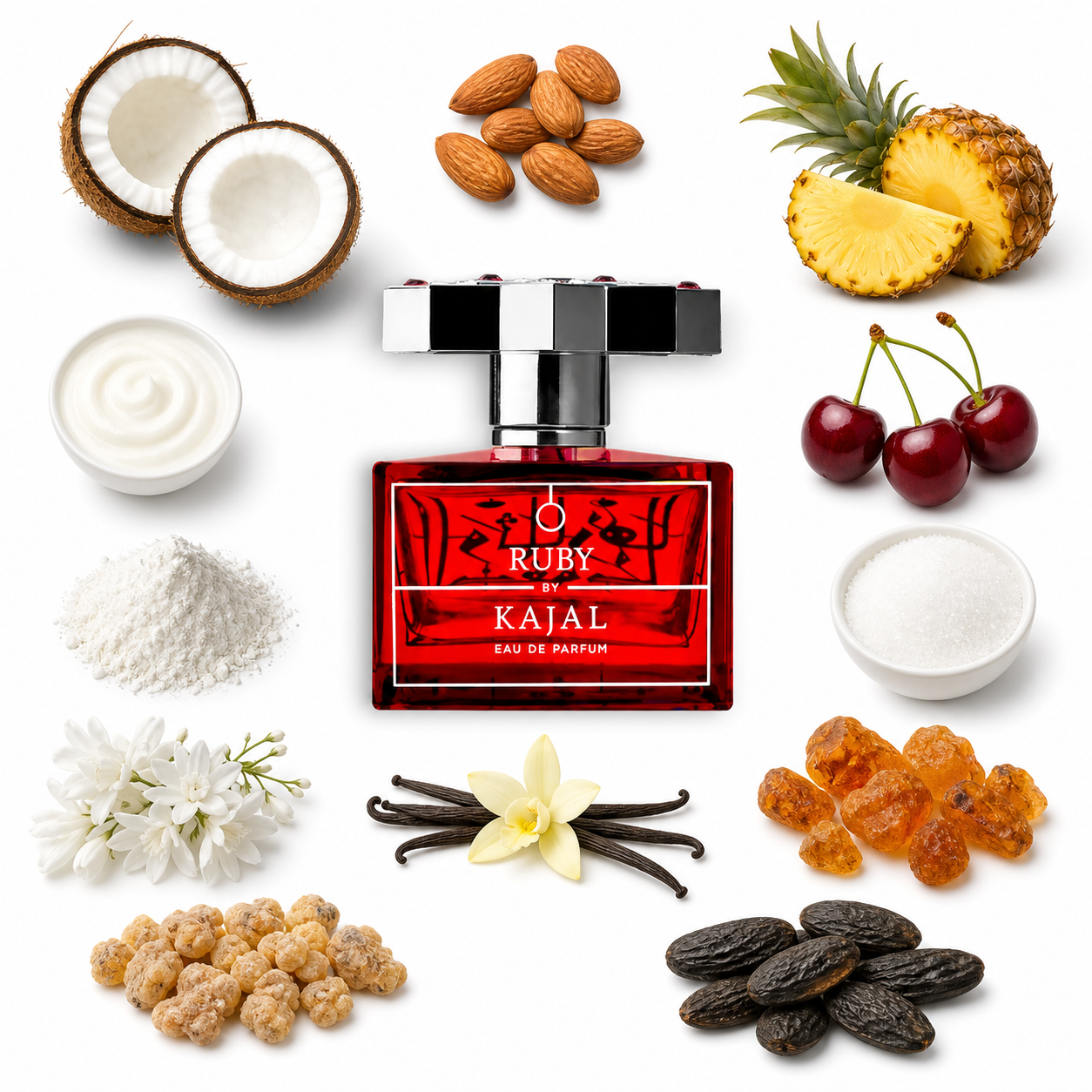Kajal Classic Collection RUBY Eau de Parfum 100 ml with scent notes