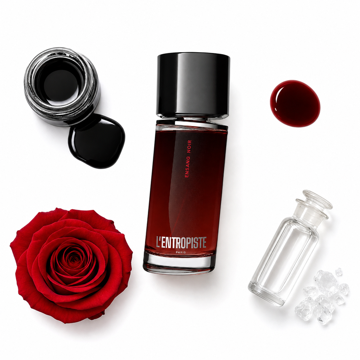 L'Entropiste Ensang Noir Eau de Parfum 50 ml with scent notes