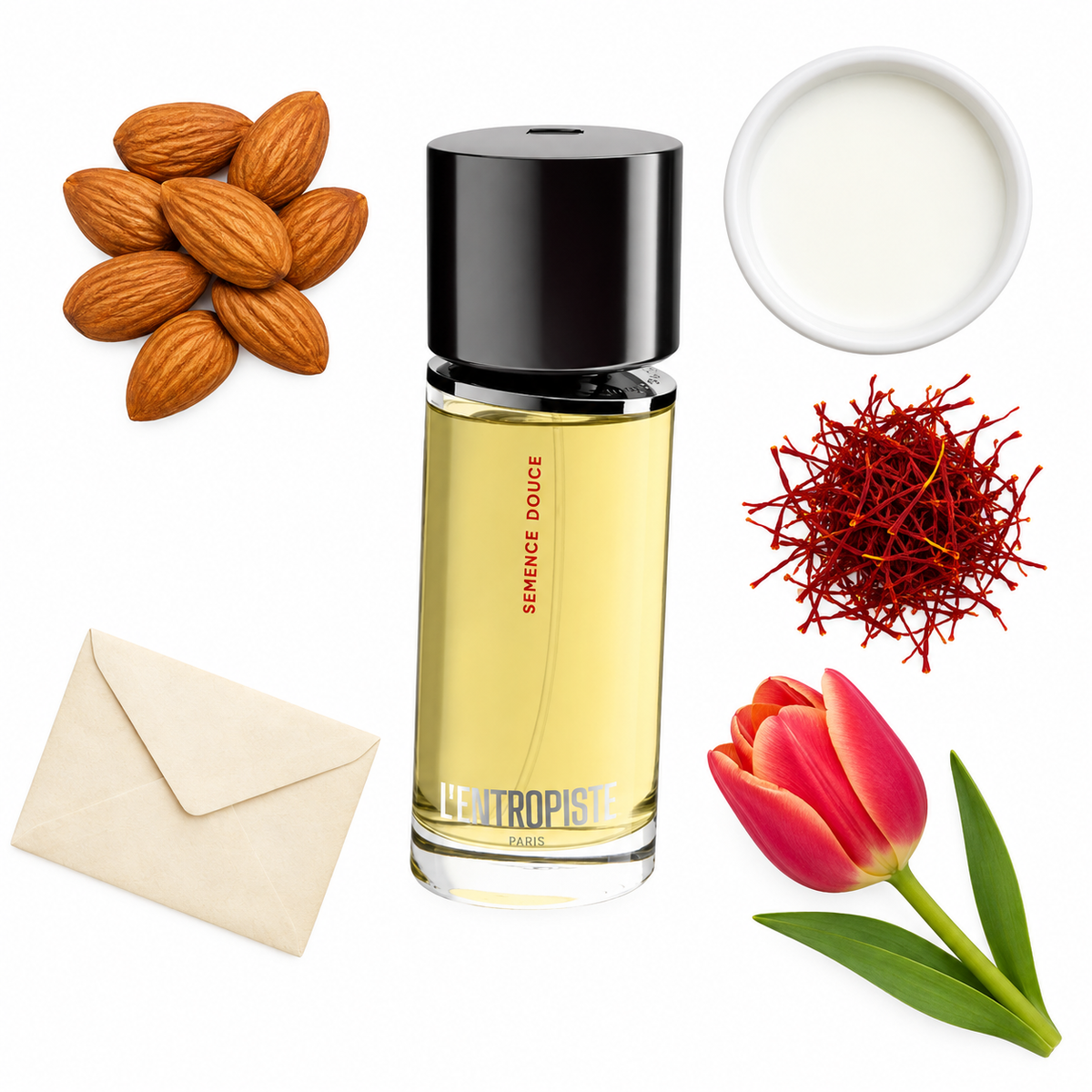 L'Entropiste Semence Douce Eau de Parfum with scent notes