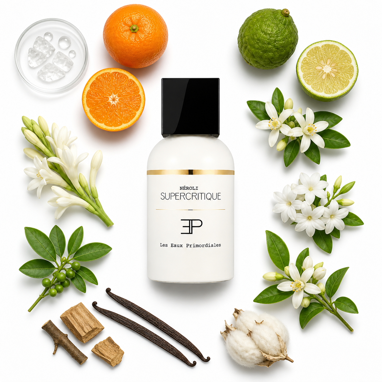 Les Eaux Primordiales Supercritique Neroli Eau de Parfum 100 ml with scent notes