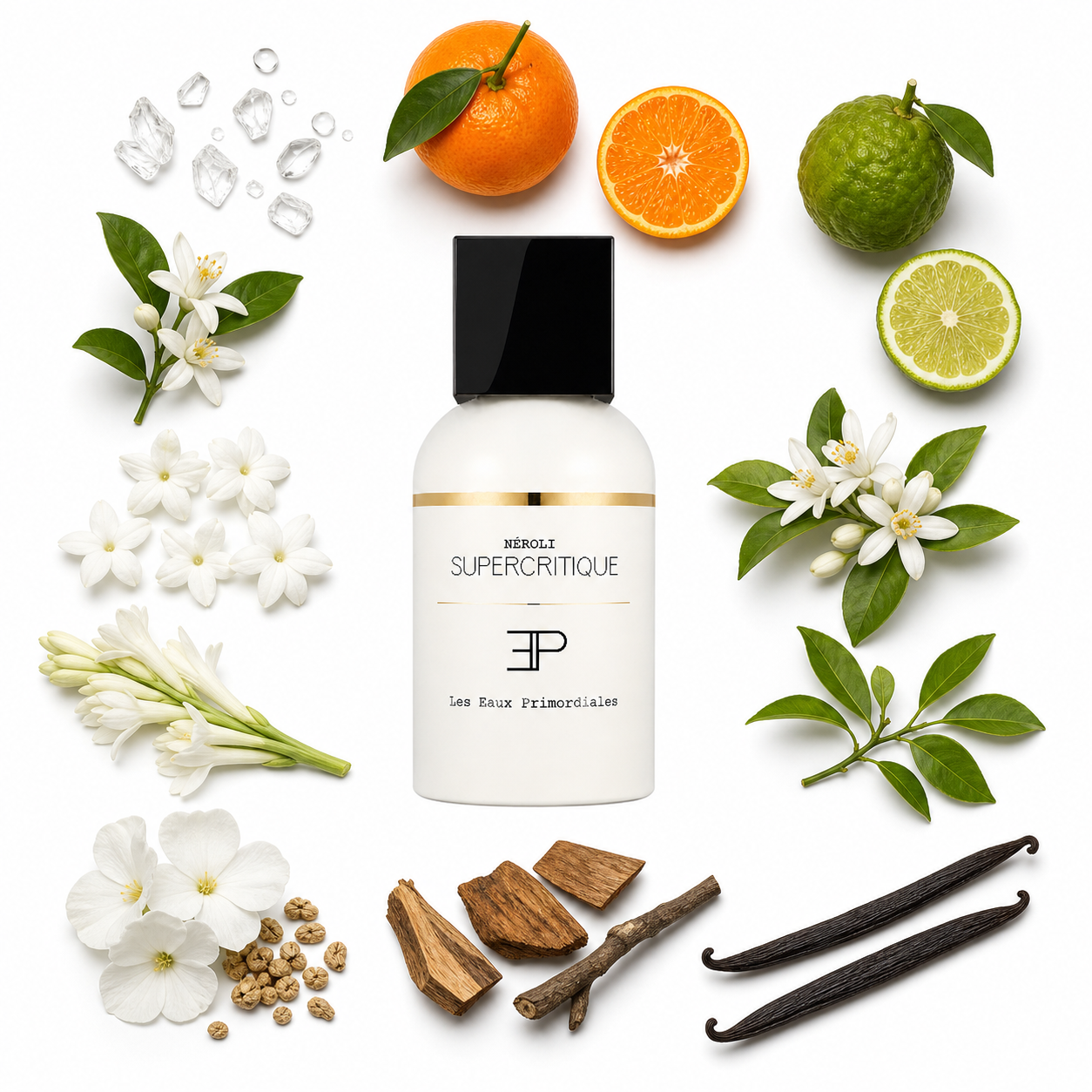 Les Eaux Primordiales Supercritique Neroli Eau de Parfum 50 ml with scent notes