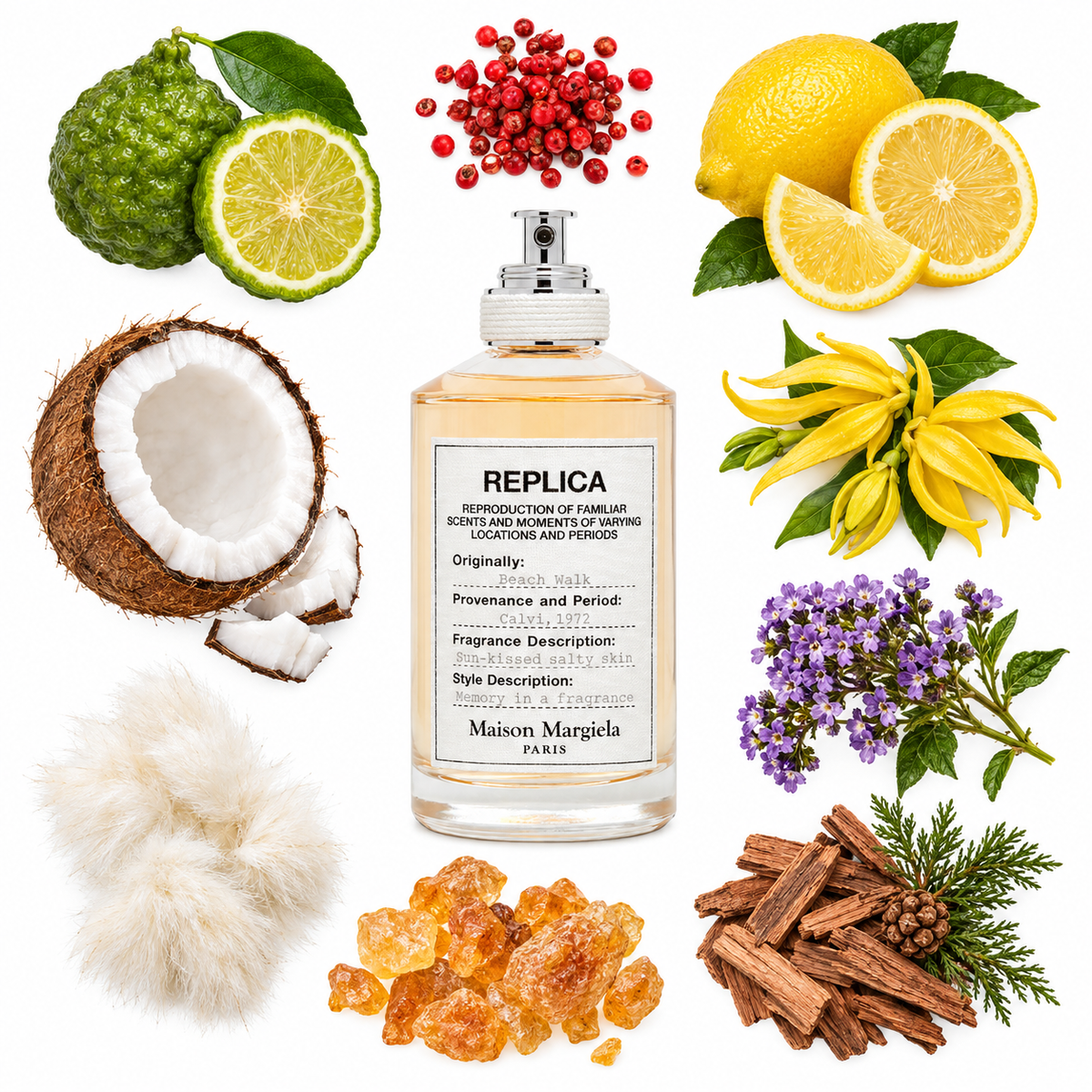 Maison Margiela Replica Beach Walk Eau de Toilette with scent notes