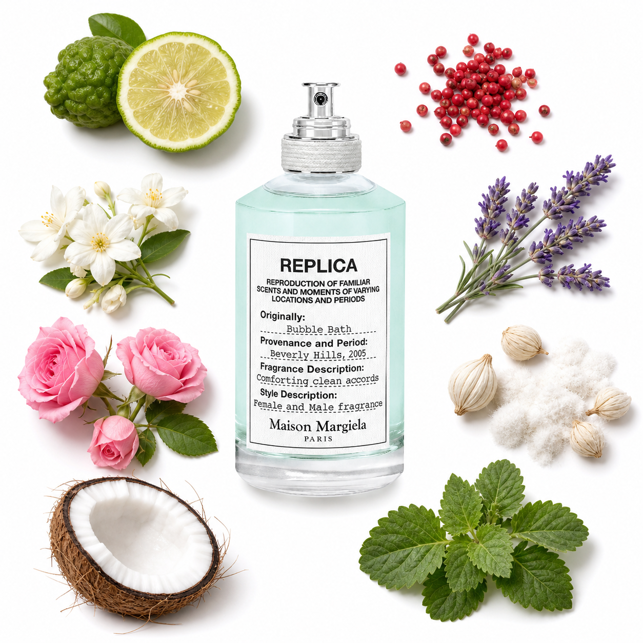 Maison Margiela Replica Bubble Bath Eau de Toilette 30 ml with scent notes