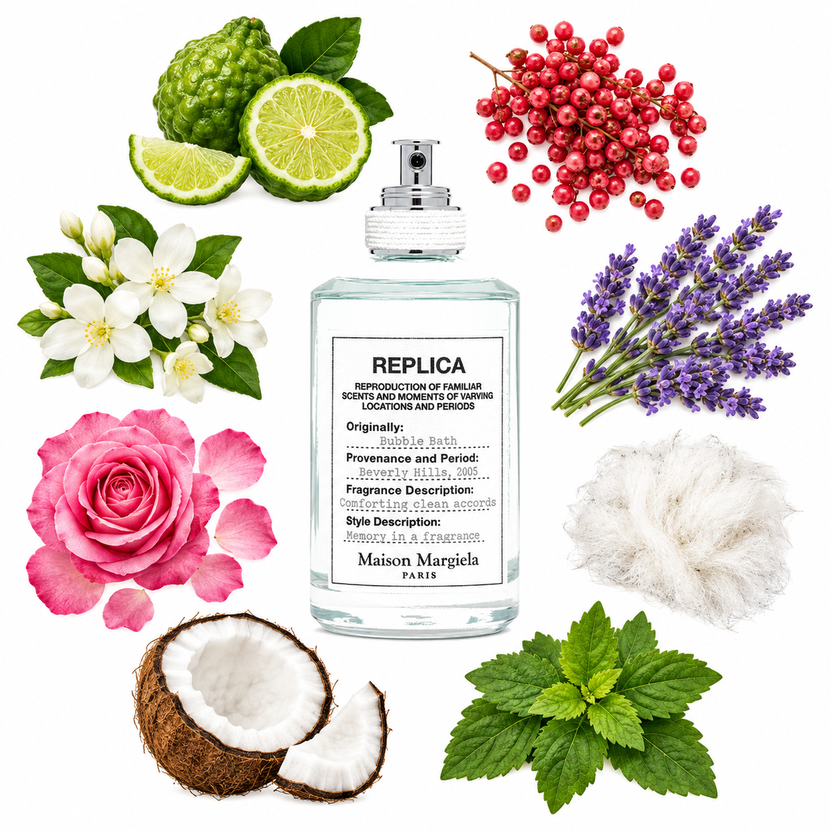 Maison Margiela Replica Bubble Bath Eau de Toilette with scent notes