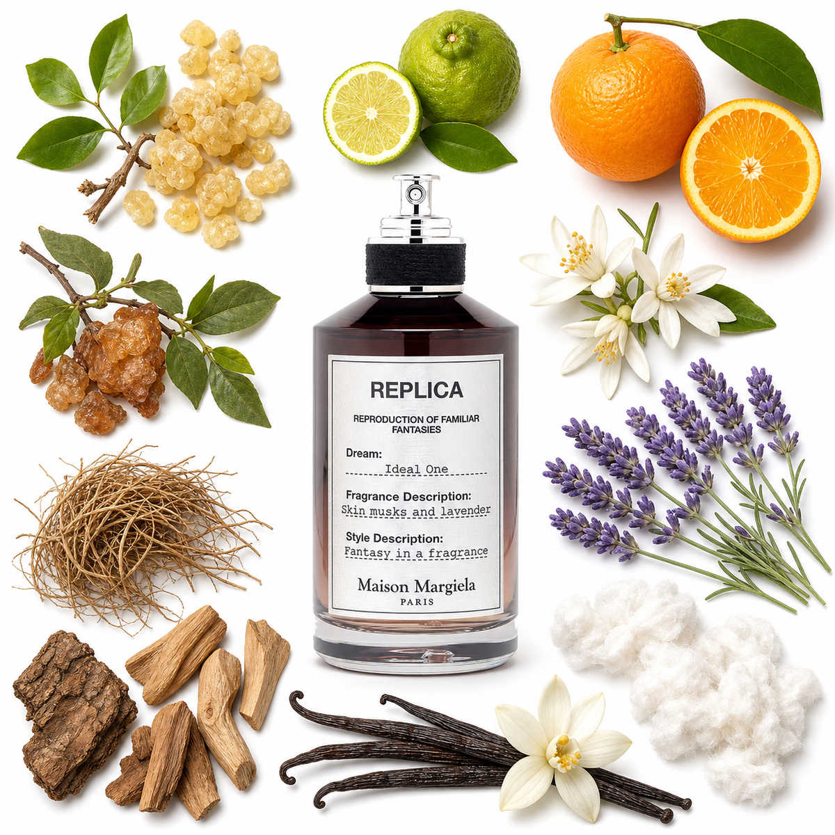 Maison Margiela Replica Ideal One Eau de Parfum with scent notes