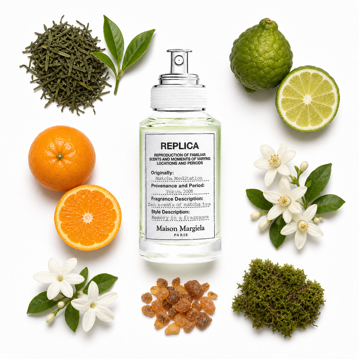 Maison Margiela Replica Matcha Meditation Eau de Toilette 100 ml with scent notes