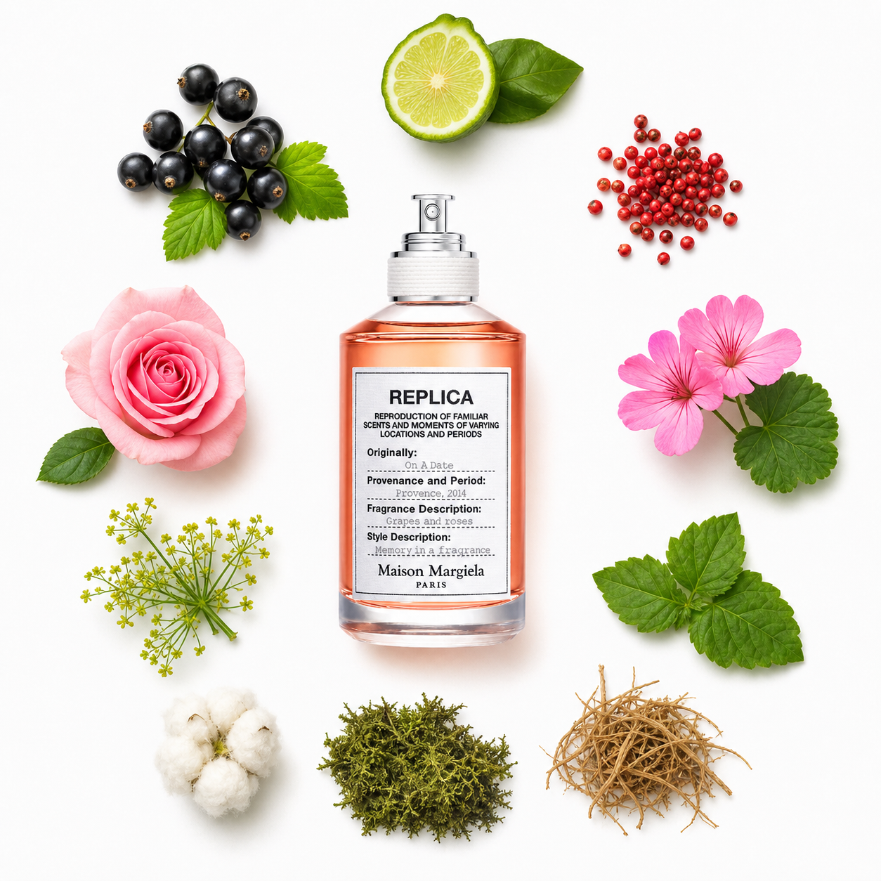 Maison Margiela Replica On a Date Eau de Toilette 30 ml with scent notes