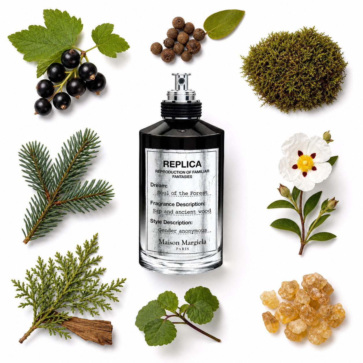 Maison Margiela Replica Soul of the Forest Eau de Parfum 100 ml with scent notes
