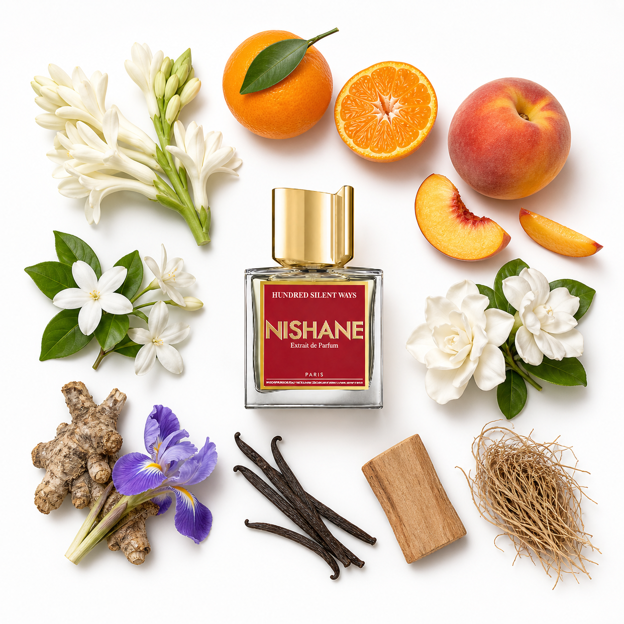 NISHANE Hundred Silent Ways Extrait de Parfum 100 ml with scent notes