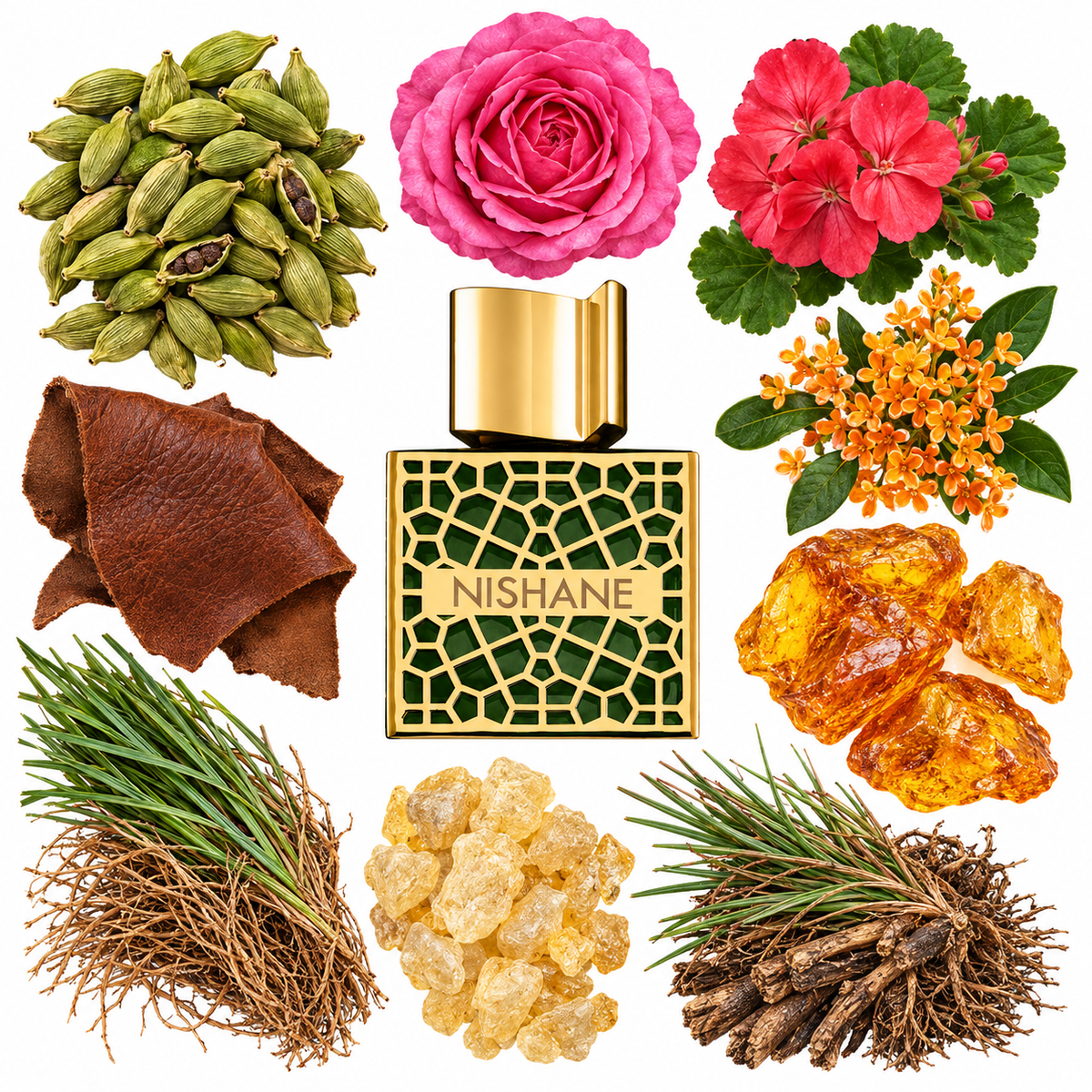 NISHANE SHEM Extrait de Parfum with scent notes