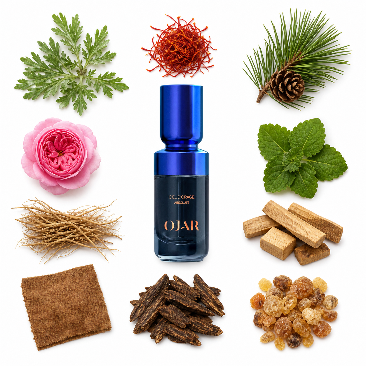 OJAR Ciel d´Orage Perfume oil Absolute 20 ml with scent notes